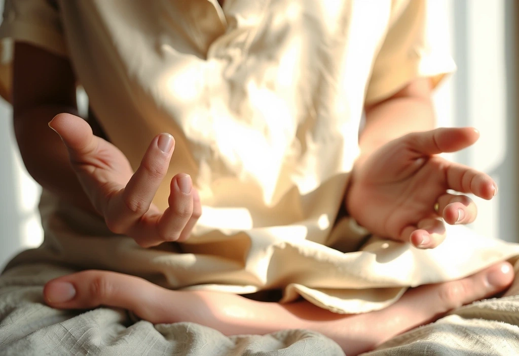 Handhaltung Meditation